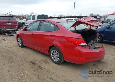 2017 Hyundai Accent Se z USA, uszkodzony, nr VIN KMHCT4AE9HU337207